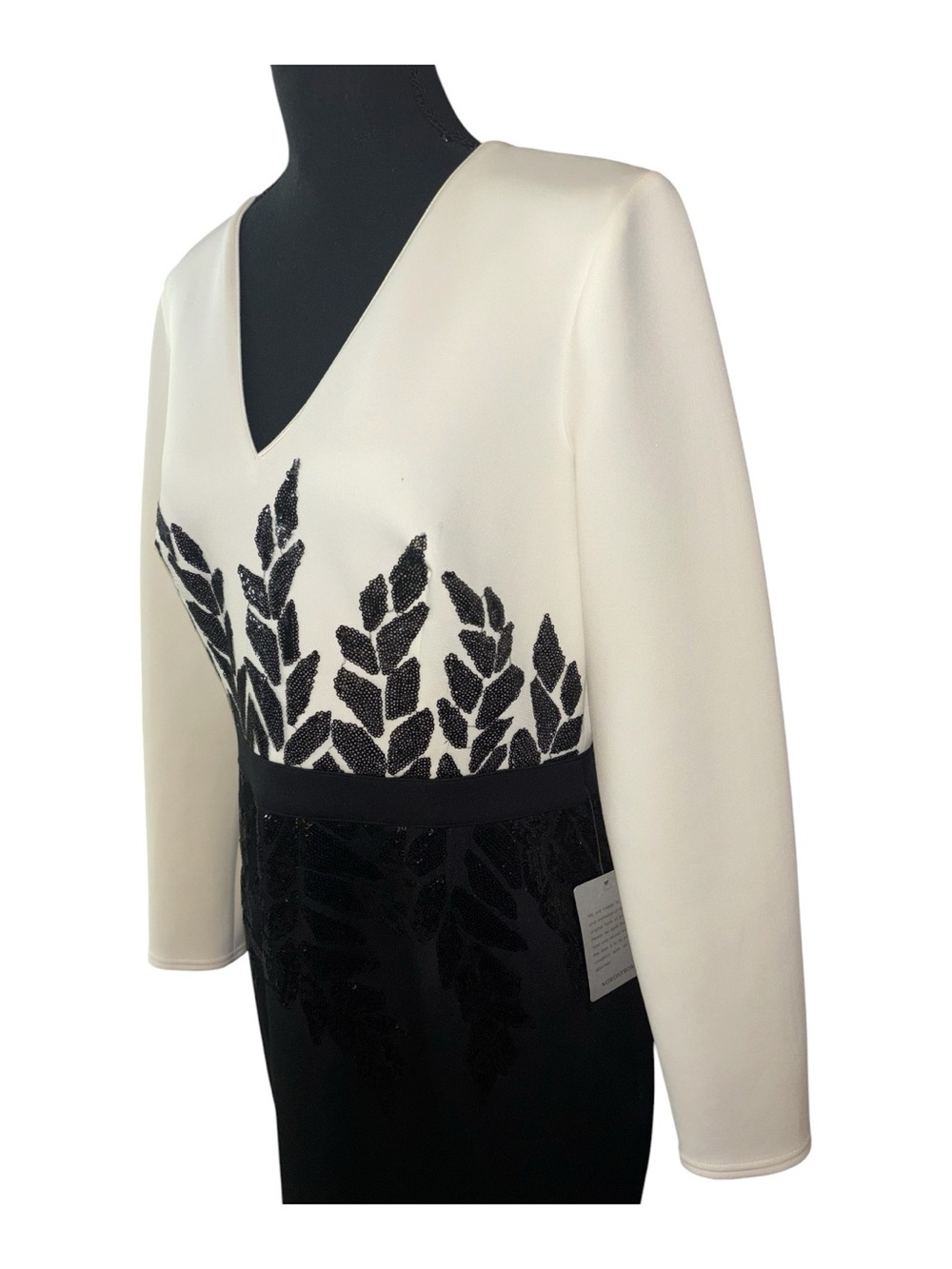 NWT TADASHI SHOJI Birch neoprene Dress L - Picture 4 of 7